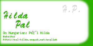 hilda pal business card